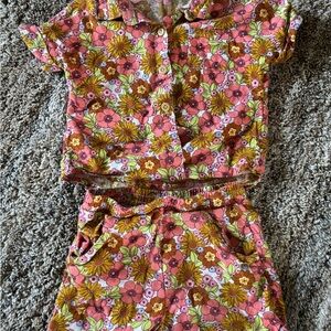 Wonder nation vintage inspired 🌸 linen two piece set